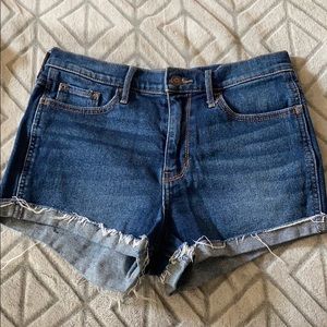 High Rise jean shorts